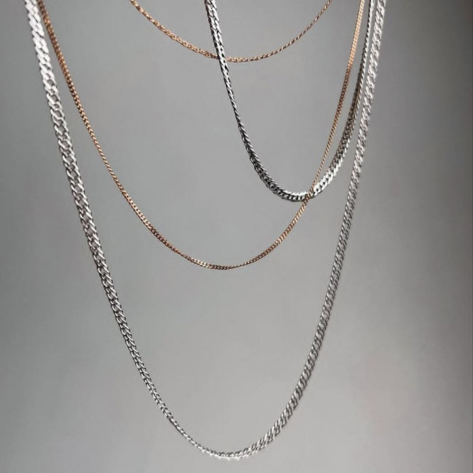 Види плетіння срібних ланцюжків: повний огляд із фото