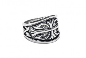Серебряное кольцо<br />"Fleur de Lys" - 0